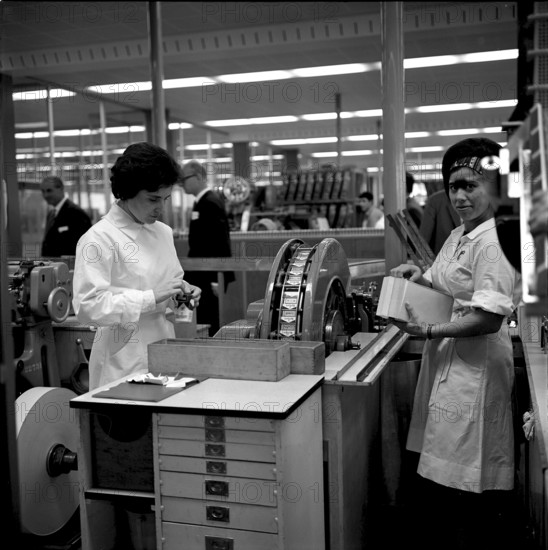 Cigarette factory Burrus, 1960