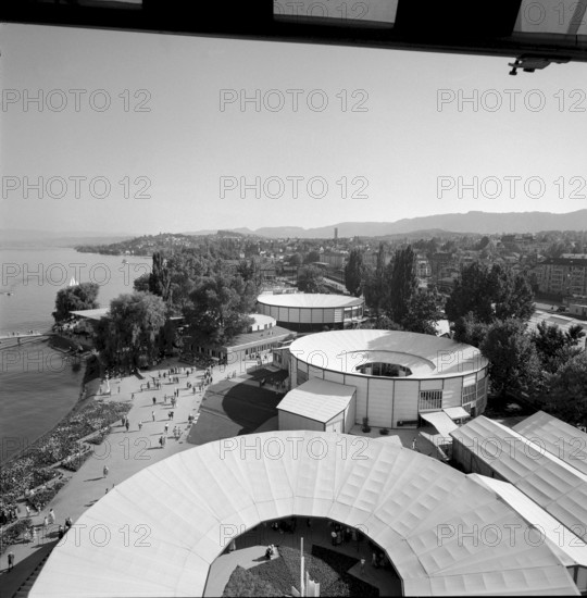 Neuhausen, demolition of the hotel Schweizerhof, 1954