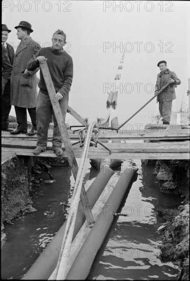 Building of a construction in concrete. Horgen 1966
