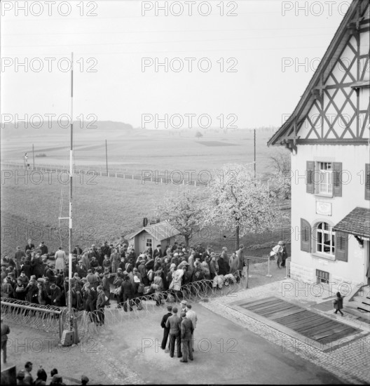 Customs office in Ramsen, April 1945