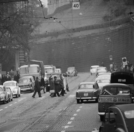 Traffic on Rämistrasse, 1961