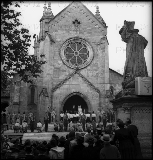 Bible play on Ascension Day in Neuenburg 1943