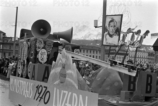 Carnival in Lucerne 1970