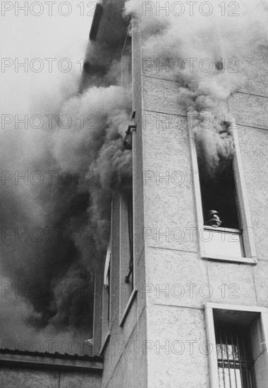 Fire in the ZurichHottingen telephone exchange in 1969