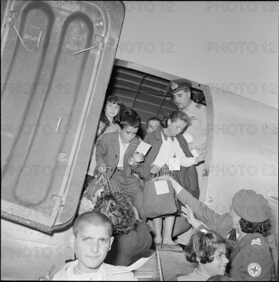 Greek children with tuberculosis recovering in Switzerland, 1956