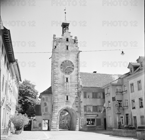 Diessenhofen, Seal Tower; 1942