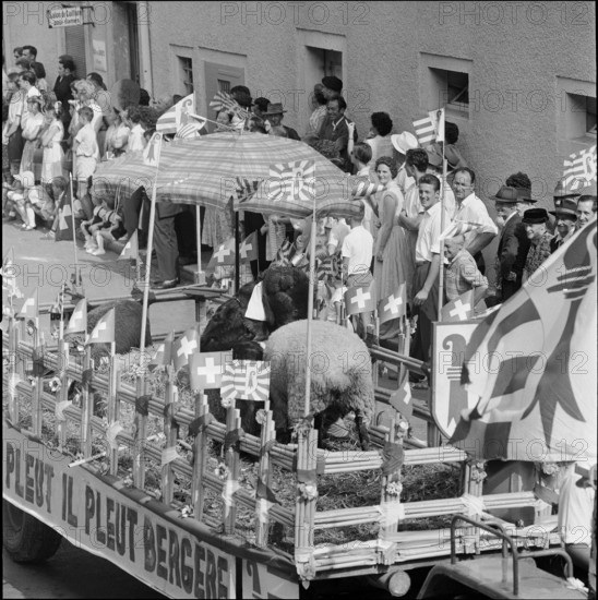 11th separatist meeting in Delémont, 1958