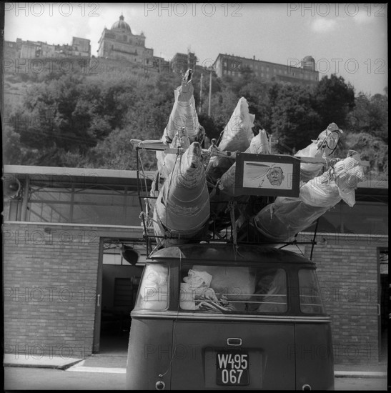 Olympic Games Rome 1960: Boat transport of the German team