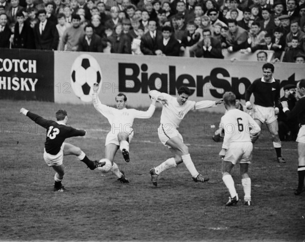 Cup Final 1966: FC Zurich Servette Geneva; Bedert, Brodmann, Leimgruber