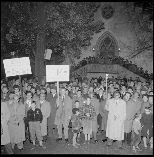 Rally against the USSR in Hungary, Zurich 1956