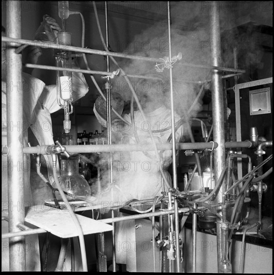 Laboratory internship, Chemistry Institute of ETH Zurich 1955