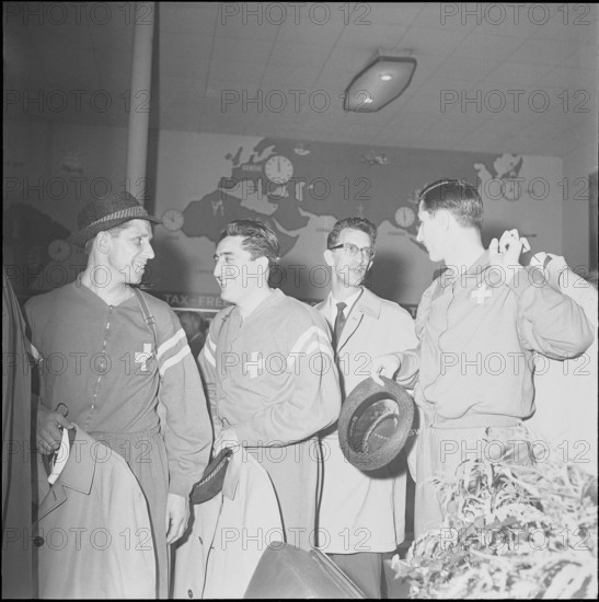 1962 FIFA World Cup: Departure of the Swiss national team to Chile