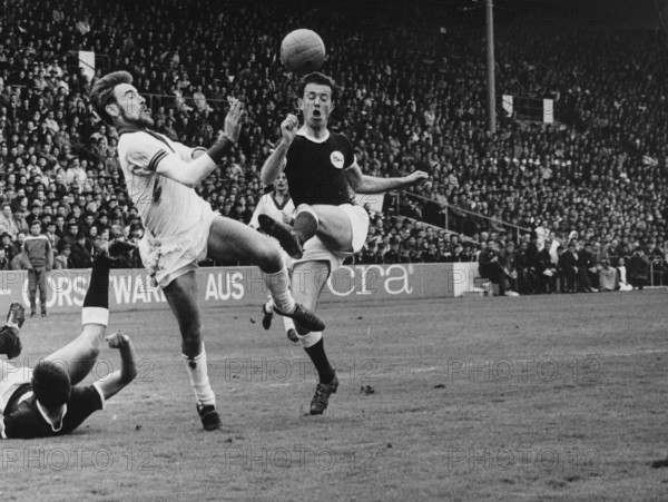 Cup Final 1965: FC Sion Servette Geneva; Georgy, Pazmandy