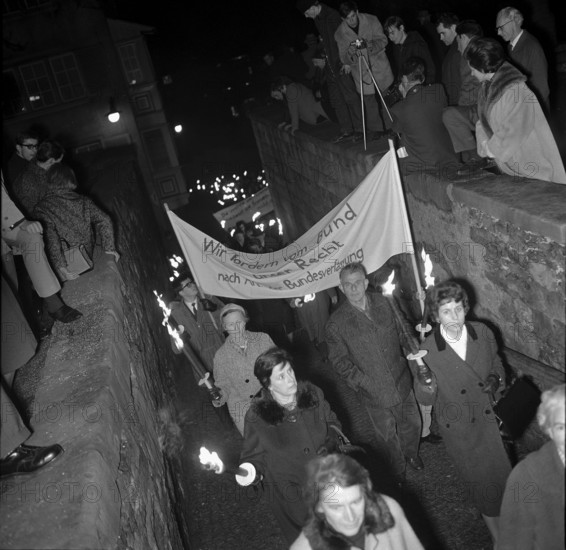 Rally on Women's Suffrage Day, 1966
