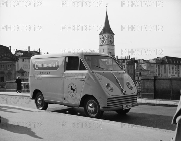 Continental delivery van, 1952