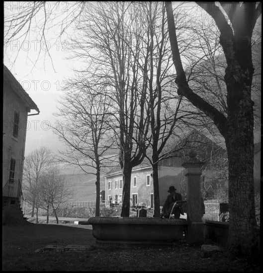 Val de Travers, La ferme des Rosières; 1950