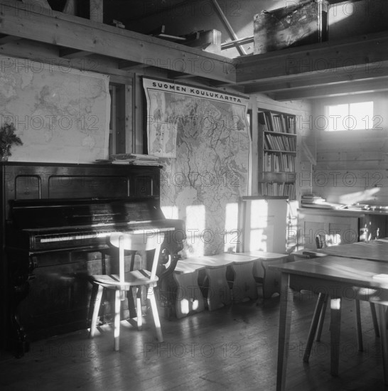 In the Finnish House of the Pestalozzi Children's Village Trogen 1953