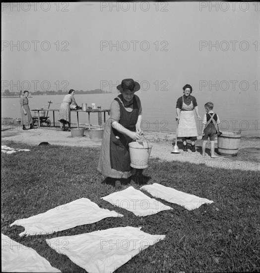 Washing at Lake Constance, 1941