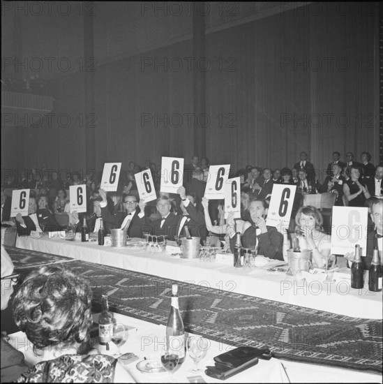 Miss Switzerland 1966 election: Jury gives marks