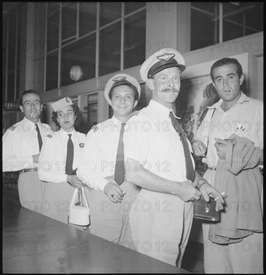 MEA flight crew, Geneva 1951
