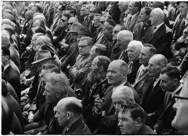 Citizens at the Nidwalden Landsgemeinde 1967