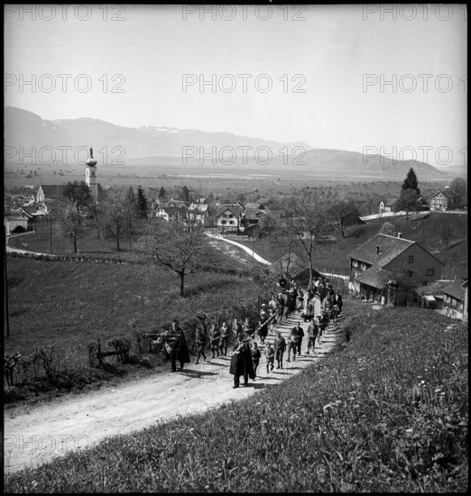 St. George's Procession in Kaltbrunn, 1940