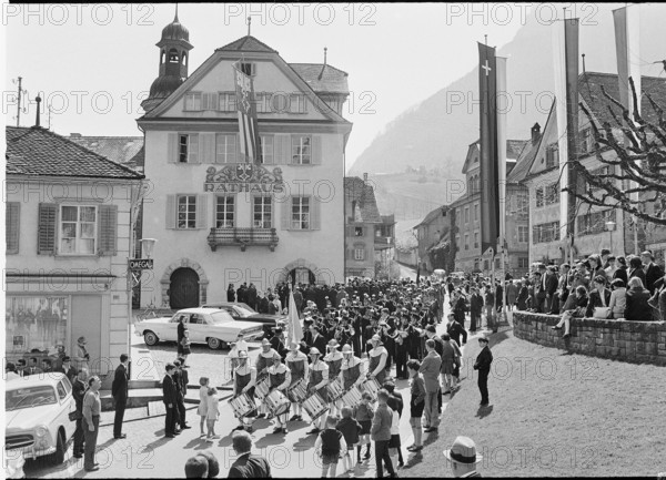 Nidwalden Landsgemeinde parade Stans 1967