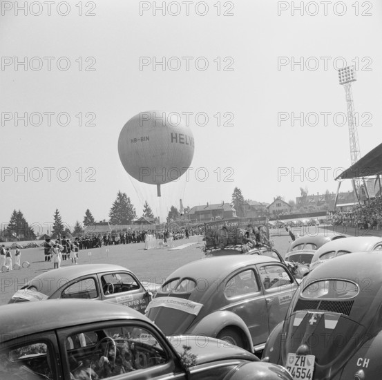 National meeting of Volkswagen jubilees, 1957