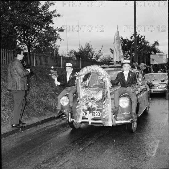 Reception for World Champion Luigi Taveri in Horgen 1964