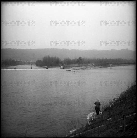 Aare near Umiken around 1951