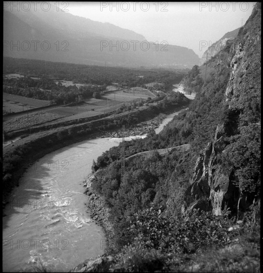 Rhone near StMaurice 1948
