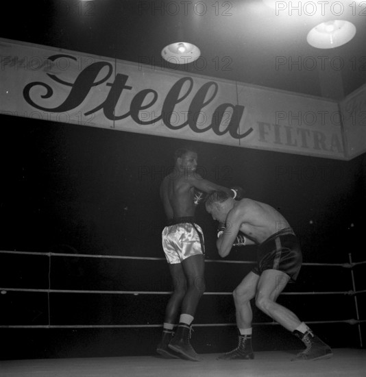 Sugar Ray Robinson vs Yanek Walczak, Geneva 1950