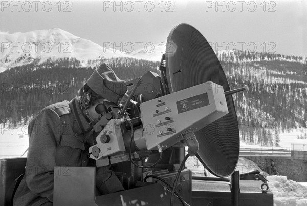 Flab firing ground S-chanf in Engadine 1975