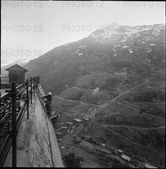 Valle di Lei, building site around 1959.