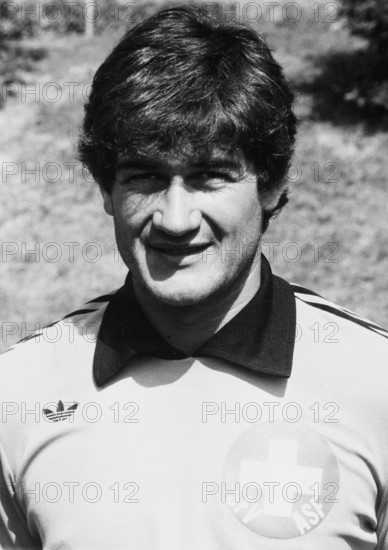 National team keeper Erich Burgener 1982.