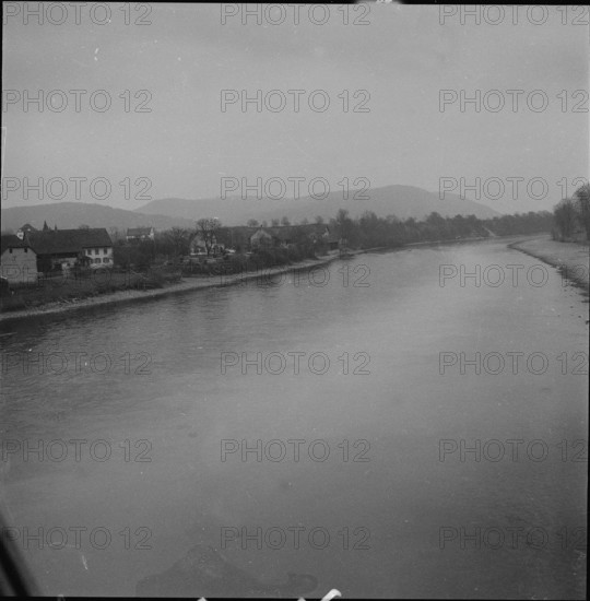 Rhine near Zurzach 1957.