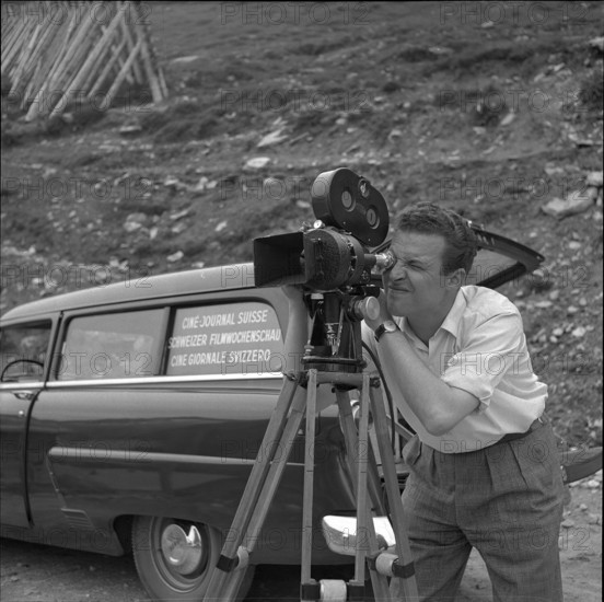 Swiss movie journal, cameraman 1953.