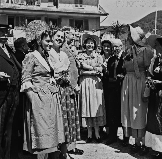 Landi 1939: Lord Mayor of London visiting Zurich.