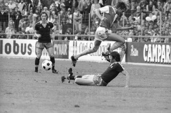 Cup final 1978: GC Zürich - Servette Genf; Andrey, Hermann, Martin.