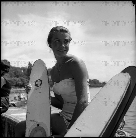 Marina Doria circa in 1956; World Championship in Florida.