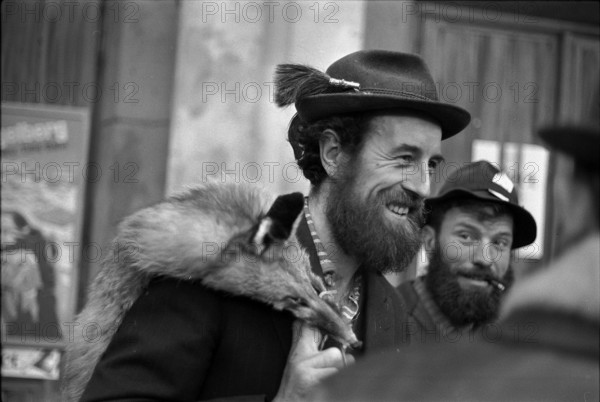 Fur market in Lucerne 1971.