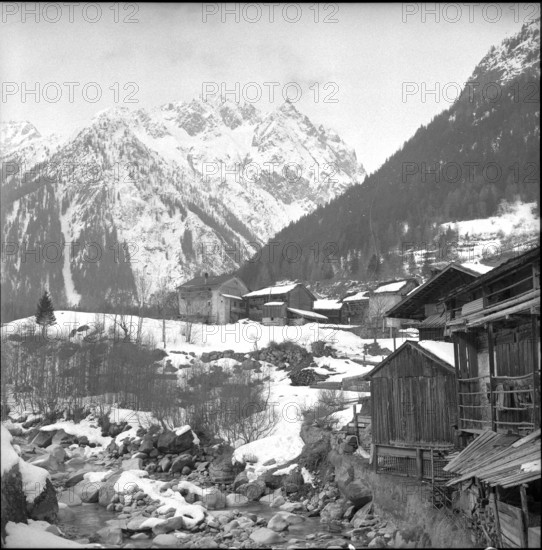 Praz-de-Fort in the Ferret valley, 1958.