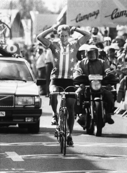 Street race WC Altenrhein 1983: winner Greg Lemond.