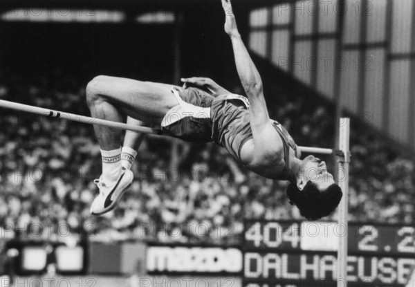 Letzigrund Meeting 1987: Roland Dalhaeuser.