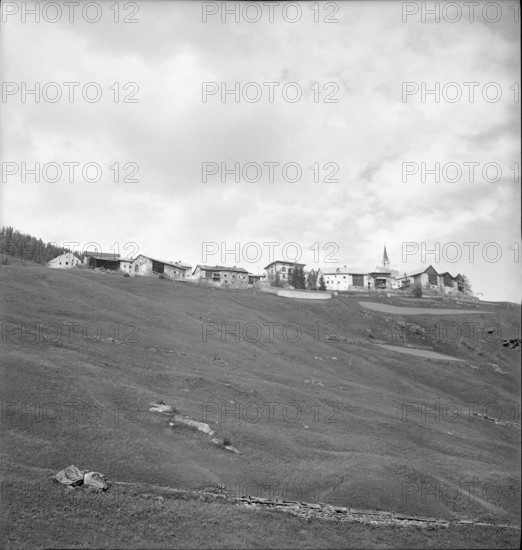 Guarda in Lower Engadine; 1942.