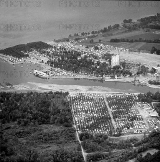 Campingplatz in Tenero, 1965.