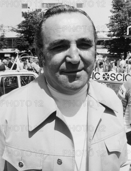 Tour de Suisse director Sepp Vögeli, 1973.