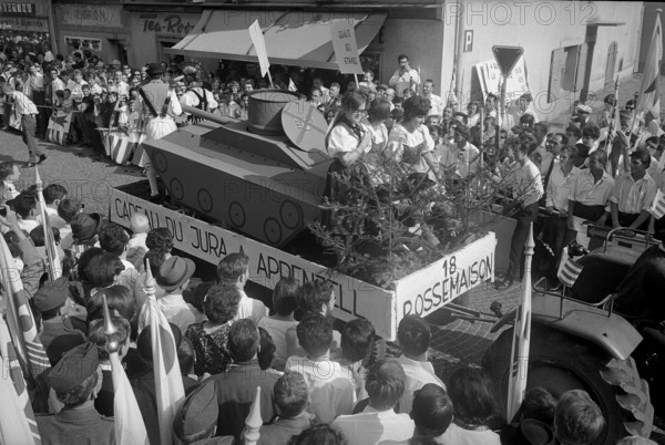 19th festival of the Jura in Delemont, 1966.
