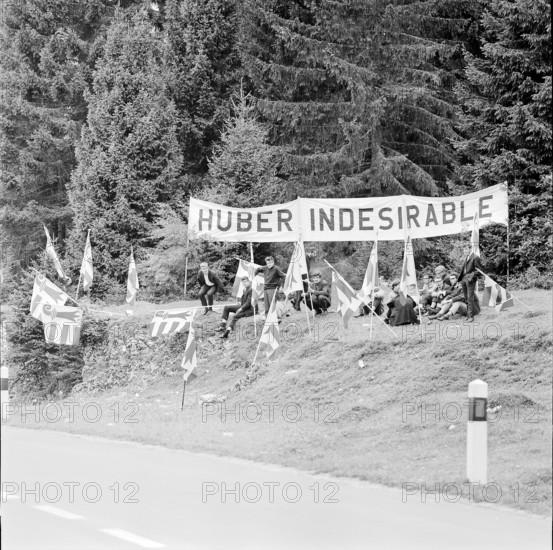 62nd Marché-Concours Saignelégier, Jura separatists, 1965.