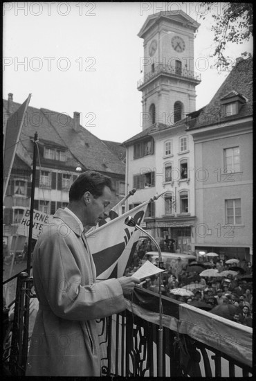Demonstration of the Rassemblement Jurassien, 1962.